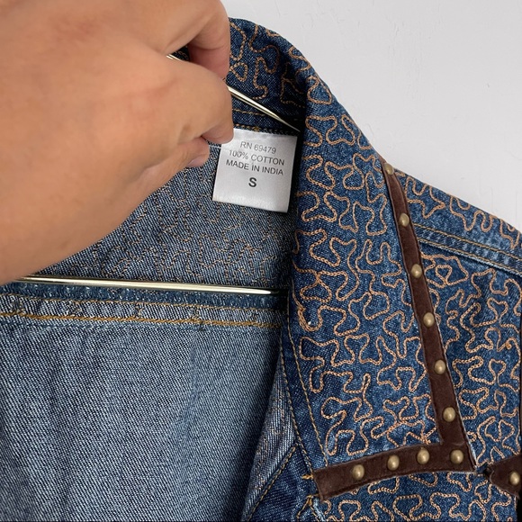 Doreman Burns Vntage Cowgirl Western Fringe Jacket Size Small - Picture 6 of 6